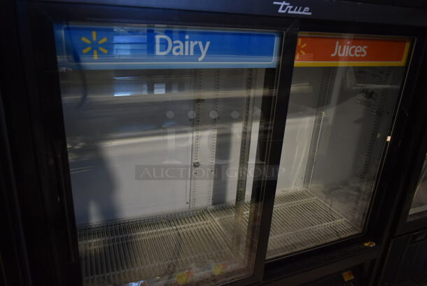 2017 True GDM-41SL-48-HC-LD Metal Commercial 2 Door Reach In Cooler Merchandiser w/ Poly Coated Racks. 115 Volts, 1 Phase. Tested and Working! - Image 2 of 6