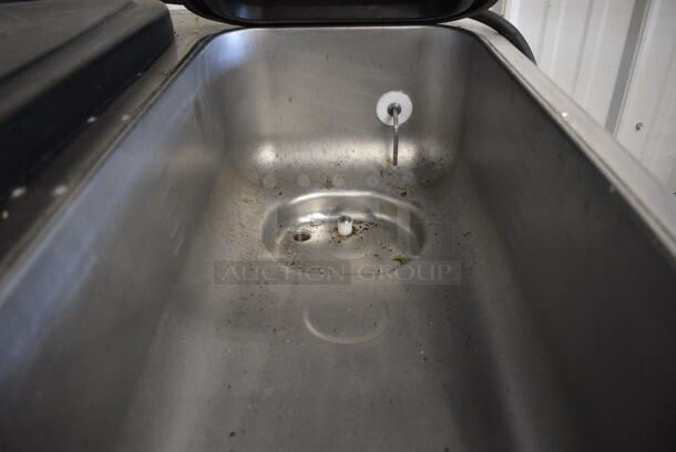 Taylor 342D-27 Stainless Steel Commercial Floor Style Air Cooled 2 Flavor Frozen Beverage Machine w/ Drink Mixer Attachment on Commercial Casters. 208-230 Volts, 1 Phase. 26x34x60 - Image 5 of 7