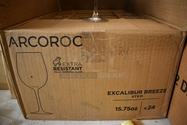 24 BRAND NEW IN BOX! Arcoroc Excalibur Breeze Wine Glasses. 3x3x8.5. 24 Times Your Bid! - Image 3 of 3