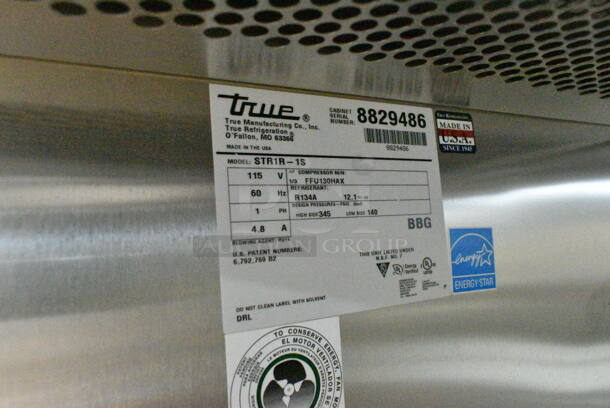BRAND NEW! 2016 True STR1R-1S ENERGY STAR Stainless Steel Commercial Single Door Reach In Cooler. Tested and Working! - Image 7 of 7
