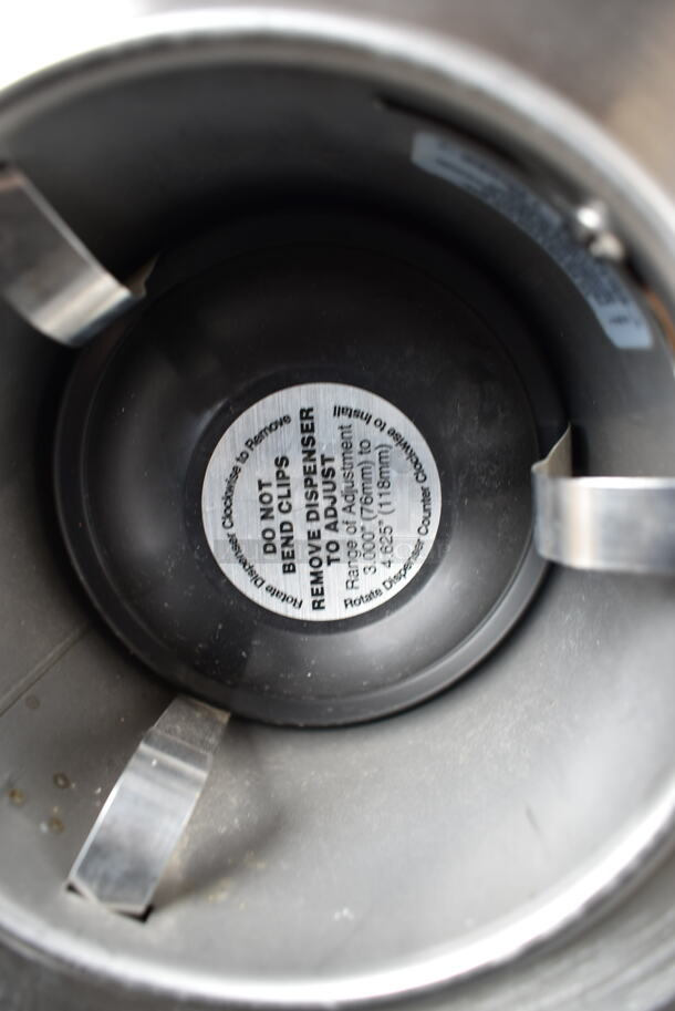 Stainless Steel Commercial 3 Well Cup Dispenser. - Image 3 of 3