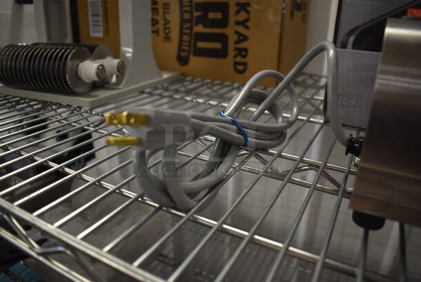 BRAND NEW IN BOX! Edlund 395 Stainless Steel Countertop Electric Powered Knife Sharpener with Guides. 115 Volts, 1 Phase. 9x4x5. Tested and Working! - Image 6 of 6