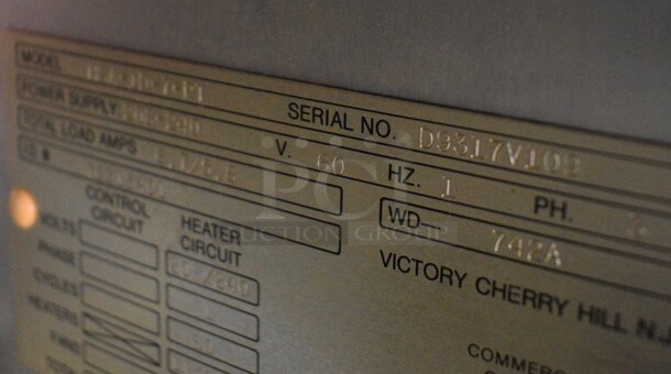 Victory HSA-1D-7-PT Stainless Steel Commercial Single Door Reach In Pass Through Cooler. 208-240 Volts, 1 Phase. 26.5x40x84 - Image 6 of 8