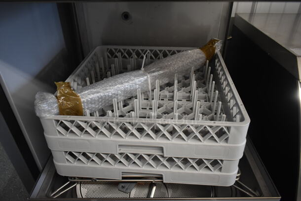 BRAND NEW SCRATCH AND DENT! 2022 Hobart Ecoline EDH-1 Stainless Steel Commercial Straight Pass Through Hi Temp High Temperature Dishwasher w/ Booster Heater. 208-240 Volts, 3 Phase. - Image 12 of 12