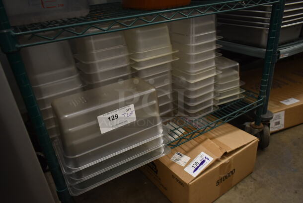 ALL ONE MONEY! Tier Lot of Various Clear Poly Drop In Bins - Image 3 of 3