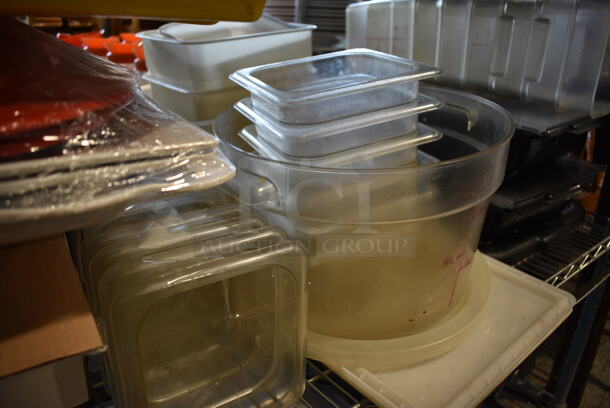 ALL ONE MONEY! Tier Lot of Various Items Including Poly Items; Drop In Bins, Container and Beverage Tumblers - Image 4 of 6