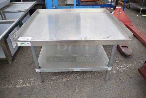 Regency 600ES3036G Stainless Steel Commercial Equipment Stand w/ Under Shelf.