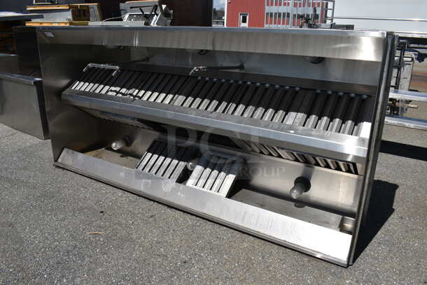 9.5' CaptiveAire Stainless Steel Commercial Grease Hood w/ Filters. 115x24x55 - Image 2 of 7