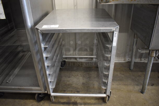 Metal Commercial Pan Transport Rack on Commercial Casters. 21.5x26.5x30 - Image 1 of 3