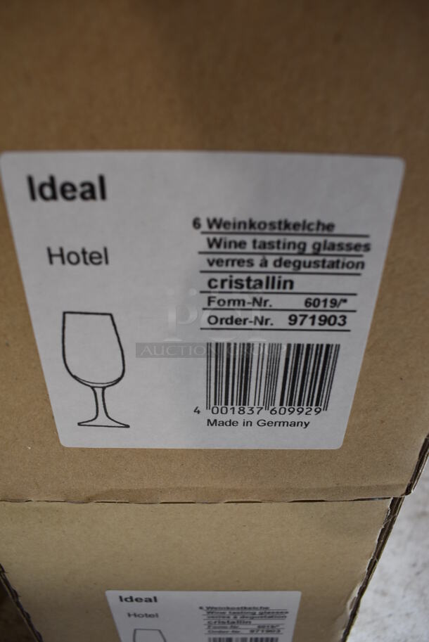 6 Boxes of 6 BRAND NEW Ideal Wine Tasting Glasses. 2.5x2.5x6. 6 Times Your Bid! - Image 2 of 9