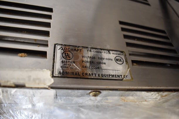 Adcraft FW-1200WF Stainless Steel Commercial Countertop Food Warmer. 120 Volts, 1 Phase. 14.5x23x9. Tested and Working! - Image 6 of 6