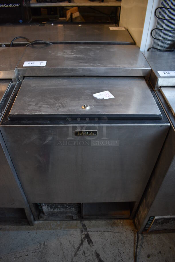 Perlick FR24AS Stainless Steel Commercial Bottle Back Bar Cooler. 115 Volts, 1 Phase. 24x24x34. Tested and Does Not Power On - Image 1 of 6