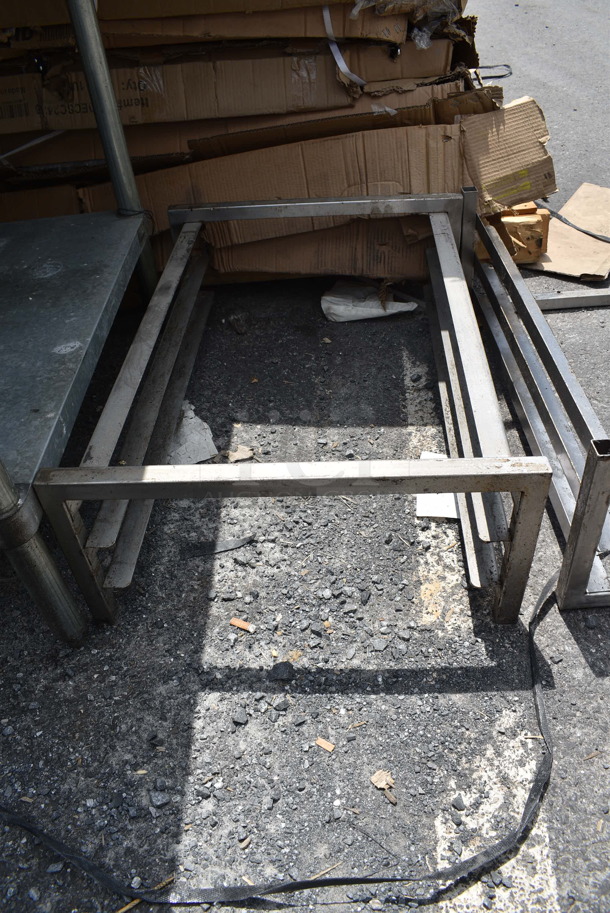 ALL ONE MONEY! Lot of 3 Metal Pan Rack Pieces.  - Image 3 of 5