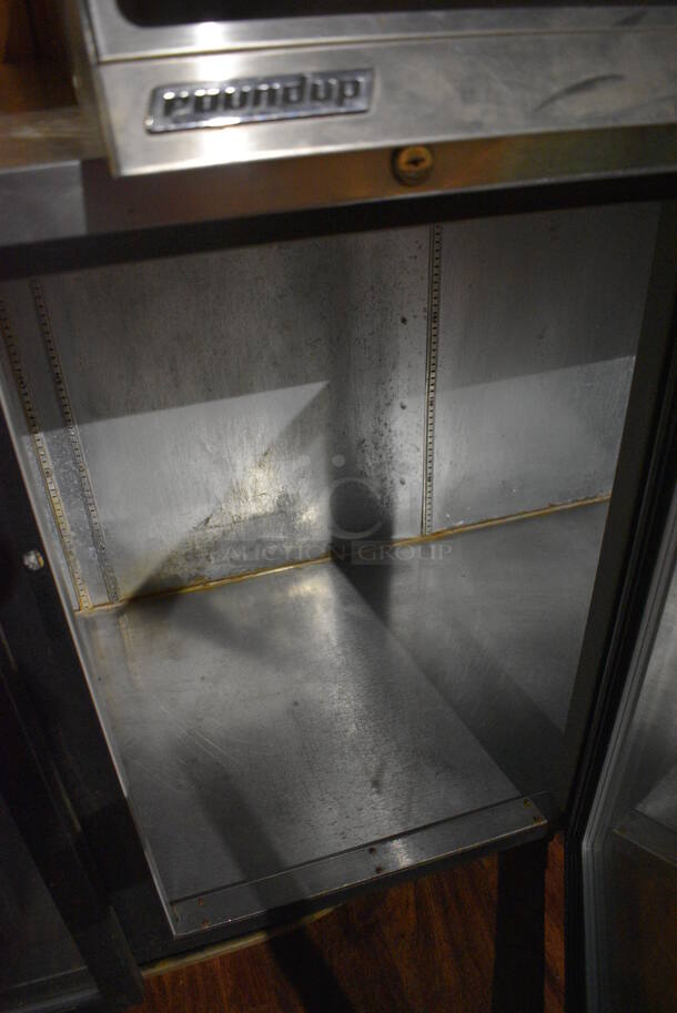 Beverage Air BB78G-1 Metal Commercial 3 Door Back Bar Cooler Merchandiser. 115 Volts, 1 Phase. 79x29x37.5. Item Was in Working Condition on Last Day of Business. (lounge) - Image 5 of 8
