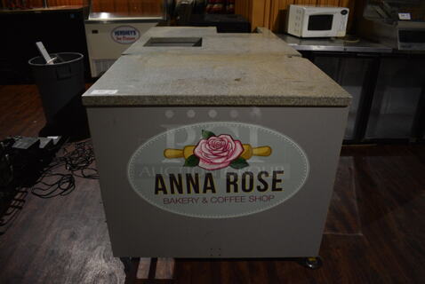 3 Metal Portable Counters on Commercial Casters. Includes 44x27x39.5. 3 Times Your Bid! (lounge)