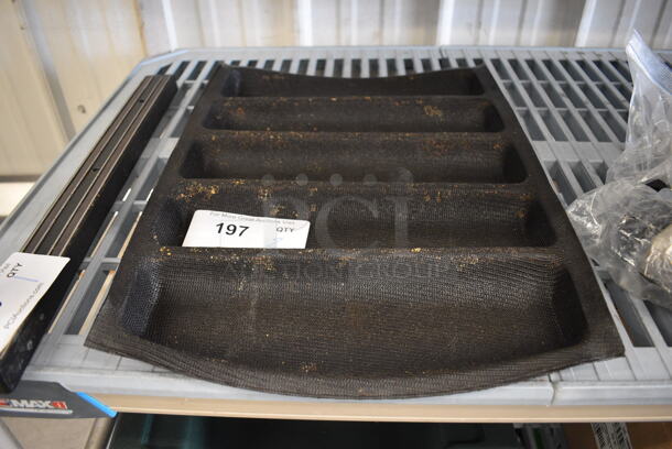 2 Black Silform 5 Loaf Baking Pan Liners. 13x18x1. 2 Times Your Bid!