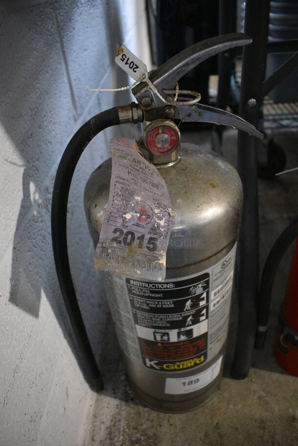 Ansul K Guard Chemical Fire Extinguisher. 8x7x22