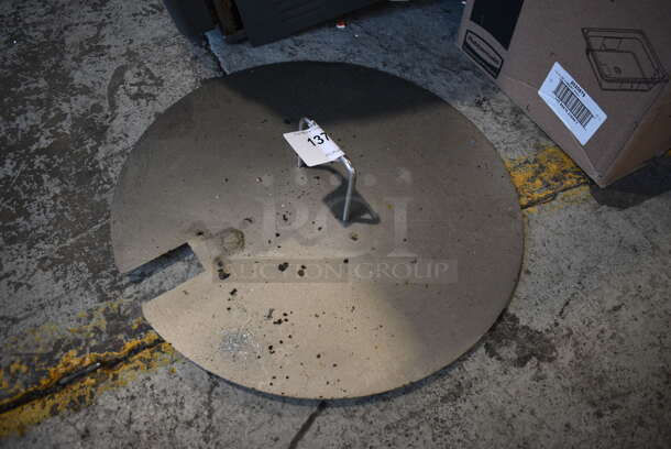 Metal Round Fryer Lid. 20x20x4 - Image 2 of 3