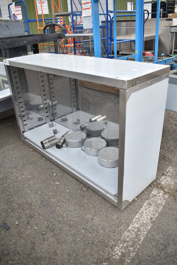 BRAND NEW SCRATCH AND DENT! Regency 600DC1548 15" x 48" 18 Gauge Type 304 Stainless Steel Dish Cabinet with Adjustable Midshelf - Image 3 of 6