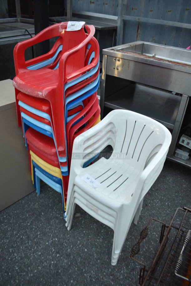 19 Various Poly Patio Arm Chairs. 19 Times Your Bid! - Image 2 of 4
