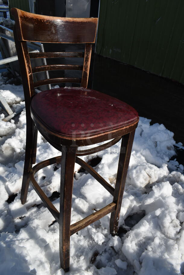 18 Wooden Bar Height Chairs. 18 Times Your Bid! - Image 6 of 6
