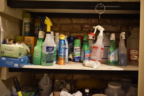ALL ONE MONEY! ROOM LOT of Various Items Including Broom, Cleaners and Dust Pan. BUYER MUST REMOVE. (front hallway) - Image 6 of 8