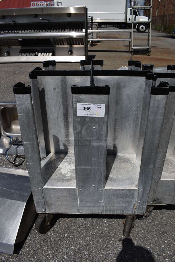 Metal Commercial Dish Rack on Commercial Casters. 22x22x32 - Image 1 of 3