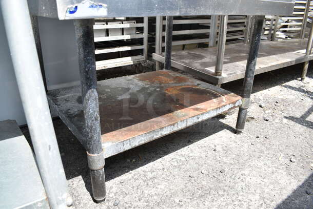Stainless Steel Equipment Stand w/ Metal Under Shelf.  - Image 2 of 3