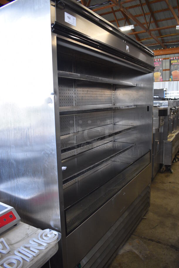 Stainless Steel Commercial Open Grab N Go Merchandiser. 208 Volts. 72x28.5x81.5