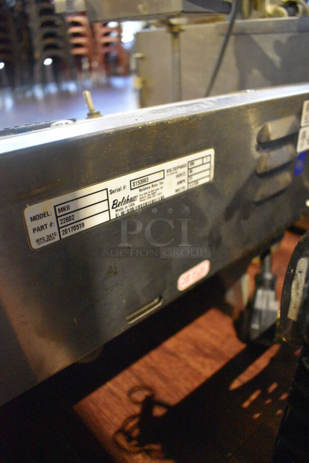 Belshaw Adamatic MKII Donut Robot Mark II Stainless Steel Commercial Countertop Automatic Donut Fryer w/ Roto-Cooler Donut Cooler / Collector and 3 Hoppers. 208 Volts, 1 Phase. 60x21x25. Item Was in Working Condition on Last Day of Business. (lounge) - Image 10 of 10