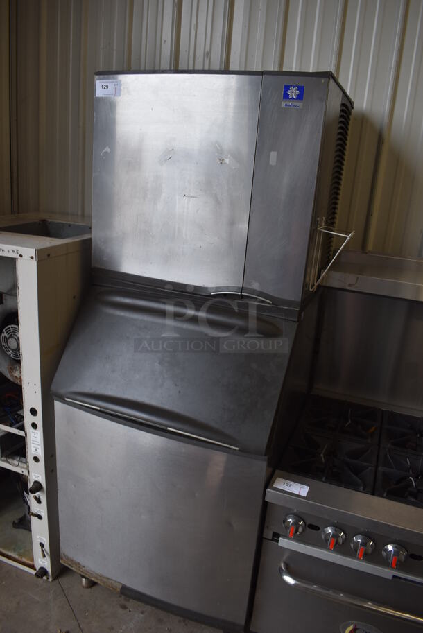 Manitowoc SY0854A Stainless Steel Commercial Ice Head on Manitowoc B570 Commercial Ice Bin. 208-230 Volts, 1 Phase. 30x34x77 - Image 3 of 9