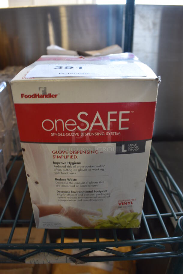 BRAND NEW IN BOX! FoodHandler oneSafe Single Glove Dispensing System