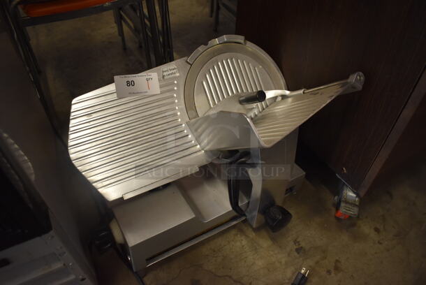 Stainless Steel Commercial Countertop Meat Slicer. 27x20x18. Tested and Does Not Power On - Image 2 of 5