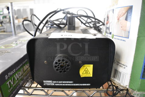 Heshan Lide Model FM-1000 Black Metal Smoke / Fog Machine. 125 Volts, 1 Phase. 8x17x6