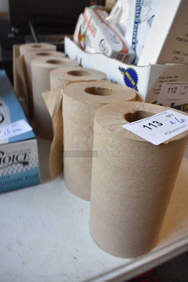 ALL ONE MONEY! Lot of 6 Brown Paper Towels! - Image 2 of 4