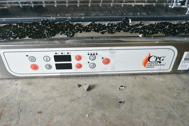 BRAND NEW SCRATCH AND DENT! Cooking Performance Group CPG 351COHD3A Stainless Steel Countertop Half Size Electric Powered Convection Oven. See Pictures for Broken Glass on Door. 110 Volts, 1 Phase. Tested and Working! - Image 4 of 10