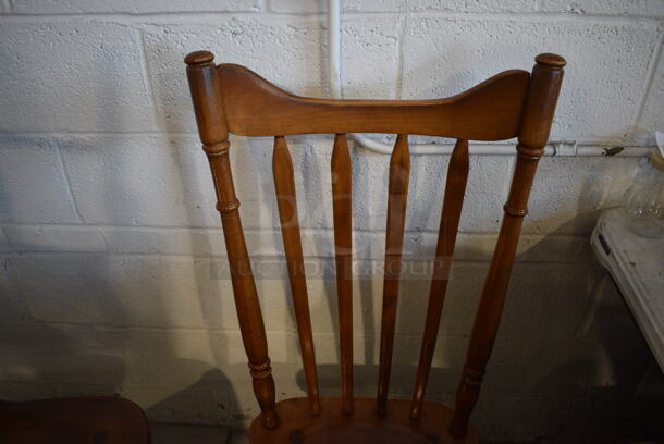6 Wooden Dining Chairs. Stock Picture - Cosmetic Condition May Vary. 20x18x42. 6 Times Your Bid! - Image 4 of 5