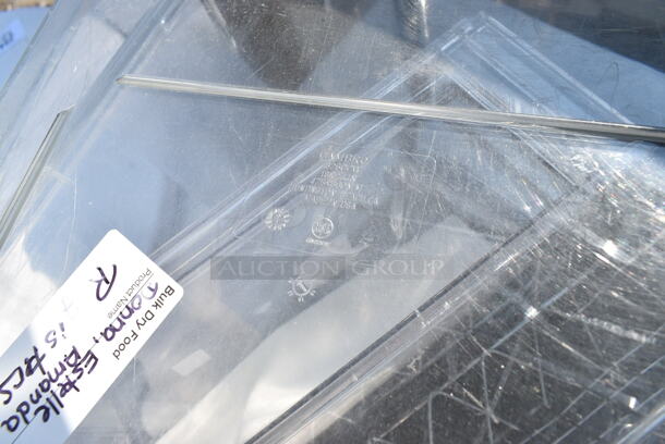 Black Poly 2 Tier Cart w/ Contents including Metal Wire Bins. - Image 8 of 12