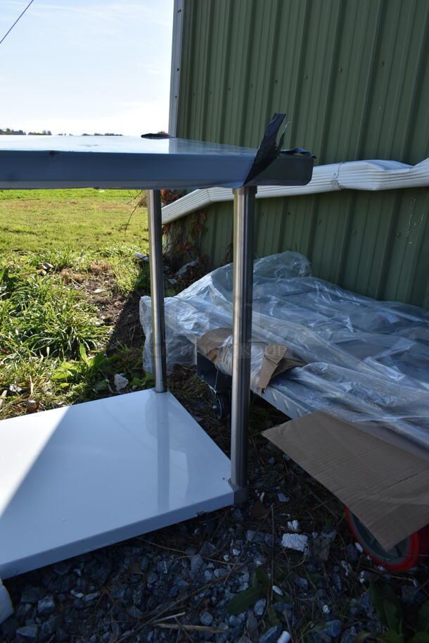 BRAND NEW SCRATCH AND DENT! Stainless Steel Commercial Table w/ Under Shelf. - Image 4 of 4
