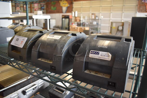 3 Epson M188B Receipt Printers. 6x10x6. 3 Times Your Bid! - Image 2 of 6