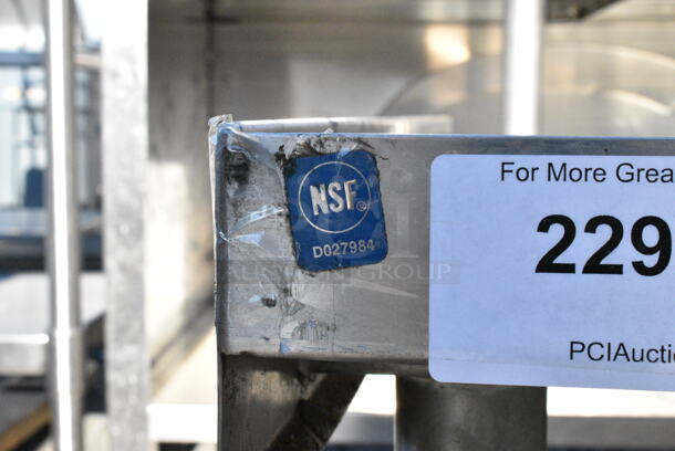 Stainless Steel Equipment Stand w/ Under Shelf on Commercial Casters.  - Image 5 of 5