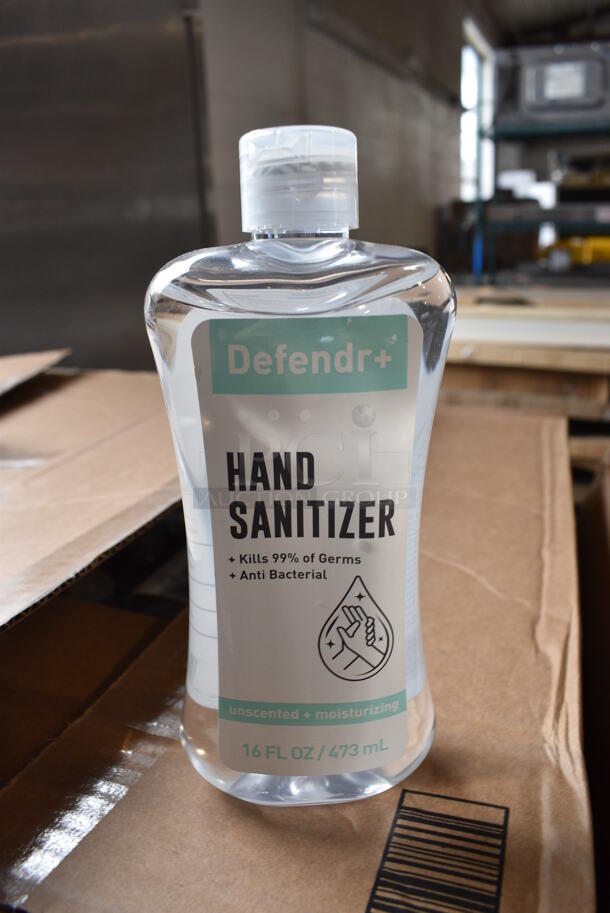 ALL ONE MONEY! Lot of 54 Defendr Hand Sanitizer Bottles! 3.5x2x8