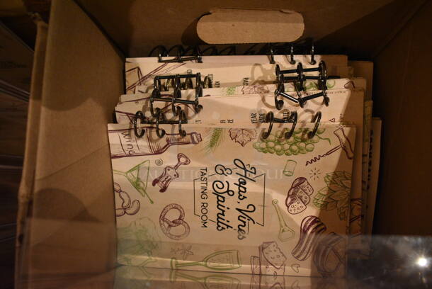 ALL ONE MONEY! Lot of 2 Boxes of Clear Plastic Tabletop Menu Holders. 8.5x3.5x11. (bar) - Image 3 of 4