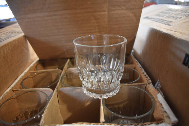 3 Boxes of 36 BRAND NEW Oneida Rocks Glasses. 3x3x3. 3 Times Your Bid!