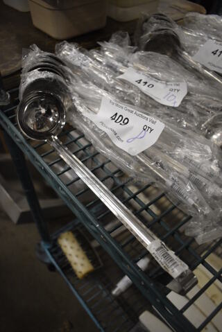 8 BRAND NEW! Update 2 oz Stainless Steel Ladles. 11". 8 Times Your Bid!