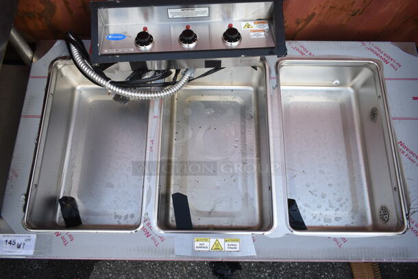 Randell 9560 Stainless Steel Commercial Electric Powered 3 Bay Steam Table. 208 Volts, 1 Phase. - Image 4 of 6