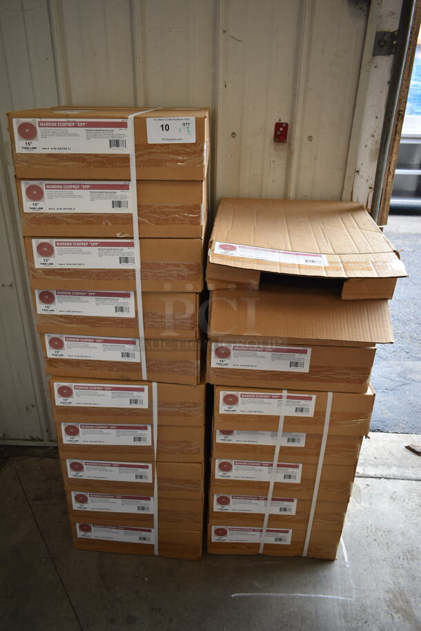 18 Boxes of 10 BRAND NEW! 416-25152 U Maroon Ecoprep EPP 15