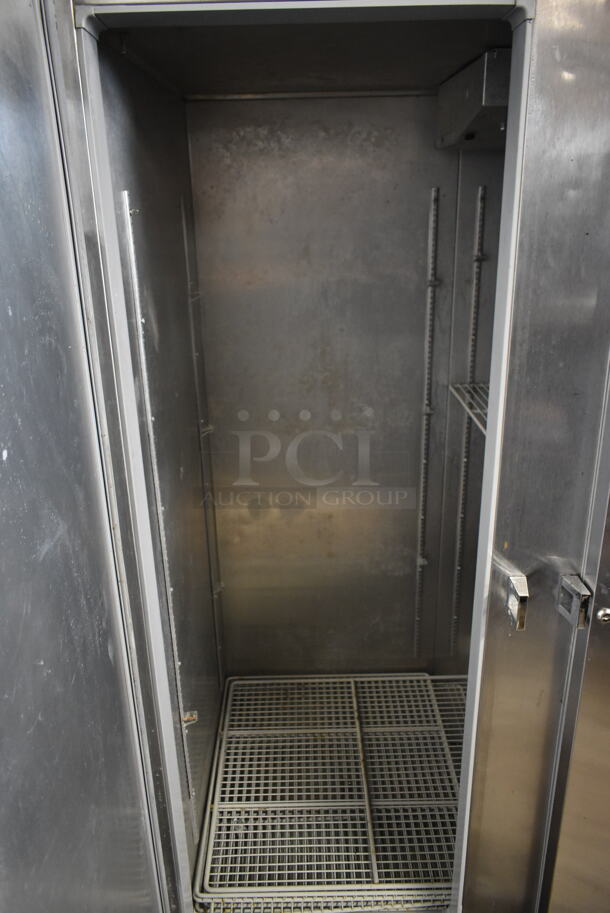 Continental 3F Stainless Steel Commercial 3 Door Reach In Freezer on Commercial Casters. 115/208-230 Volts, 1 Phase.  - Image 4 of 8