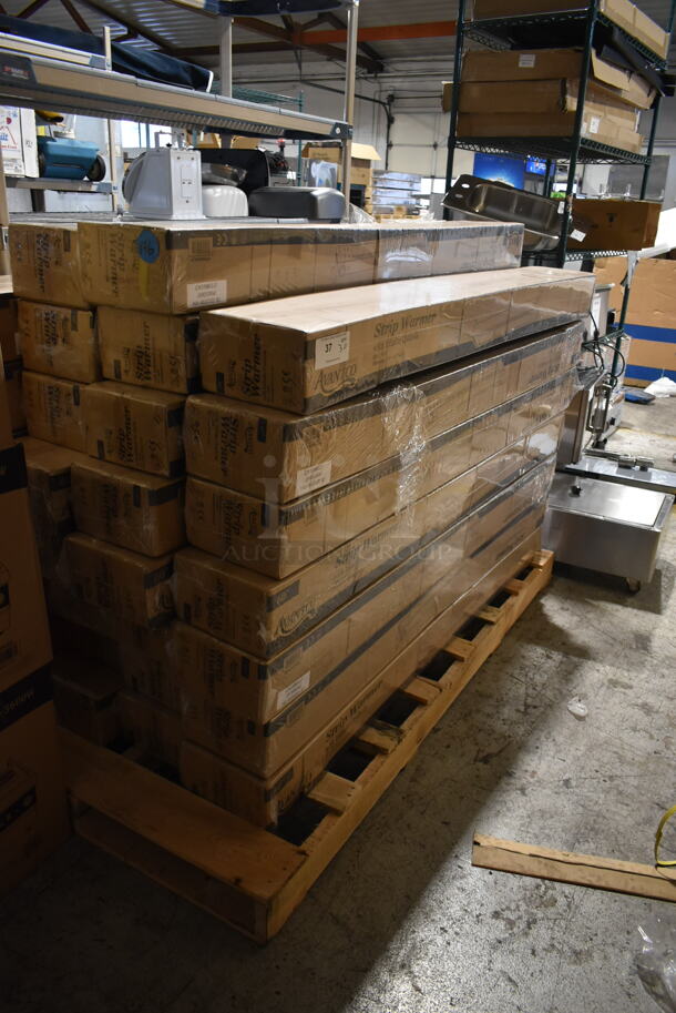PALLET LOT of 30 BRAND NEW SCRATCH AND DENT! Avantco 177SW60INCP Stainless Steel Commercial 60" High Wattage Strip Warmer with Infinite Controls. Stock Picture Used as Gallery. 30 Times Your Bid! - Image 2 of 6