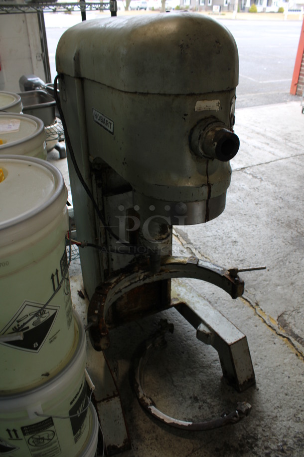 Hobart Model H-600 Metal Commercial Floor Style 60 Quart Planetary Dough Mixer w/ Bowl Adapter. 200 Volts, 3 Phase. 28x36x55 - Image 6 of 8